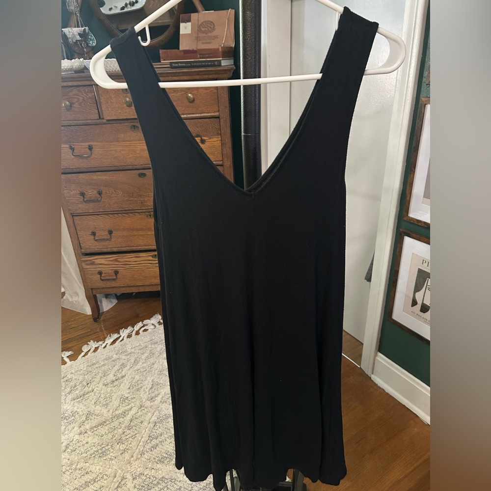 Chic Black Backless Dress